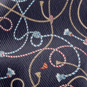 Striped Braided Rope Standard Corduroy