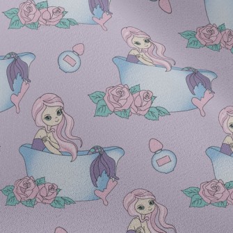 Beautiful Mermaid Takes A Bath Chiffon