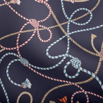 Striped Braided Rope Dobby