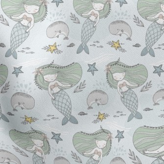 The Mermaid And The Whale Stretch Ponte
