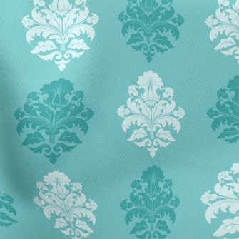 Baroque Rhombus Pattern Stretch Ponte