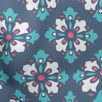 Radial Diamond Tiles Stretch Ponte