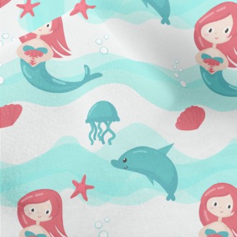 The Little Mermaid And The Dol Micro Fleece