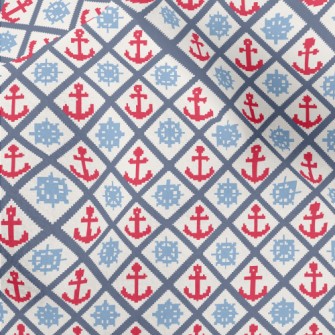 Diamond Staggered Anchor Micro Fleece