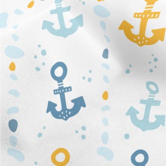 Cartoon Anchor Micro Fleece