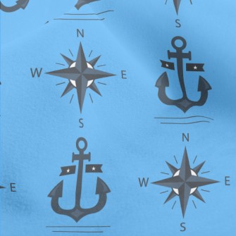 Anchor Compass Micro Fleece