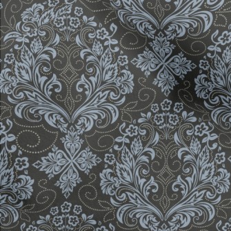 Vintage Overlapping Pattern Micro Fleece