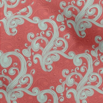 Curved Lines Micro Fleece
