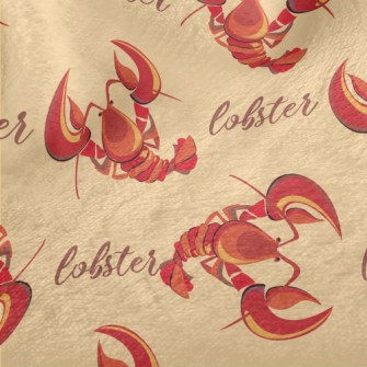 Big Claw Lobster Minky