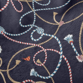 Striped Braided Rope Minky