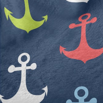 Bright Three-color Anchor Minky