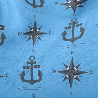 Anchor Compass Minky