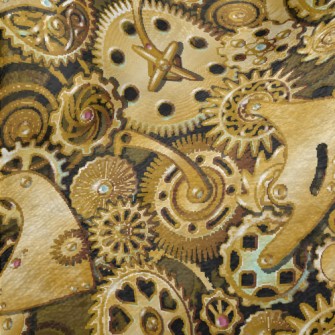 Golden Gear Minky