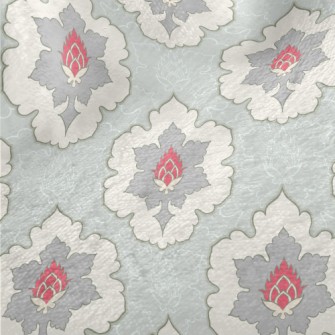 Surrounded By Red Flower Patte Minky