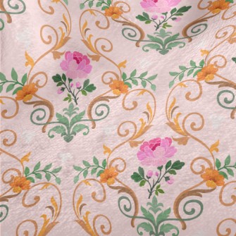 Beautiful Flower Vines Minky