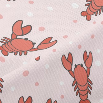 Cartoon Lobster Piqué