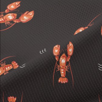 Wave Swimming Lobster Piqué