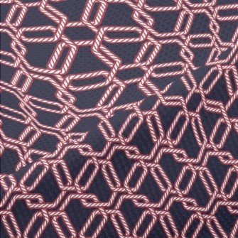 Complex Binding Rope Piqué