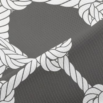 Diamond Woven Mesh Piqué