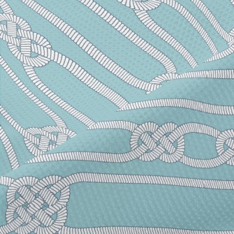 Staggered Straight Rope Knot Piqué