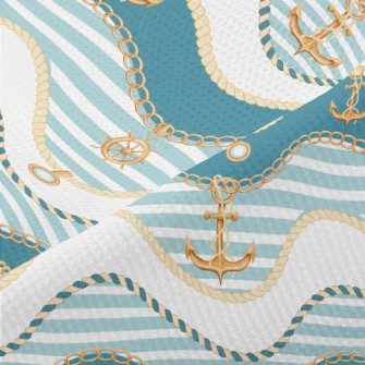 Premium Gold Anchor Chain Piqué