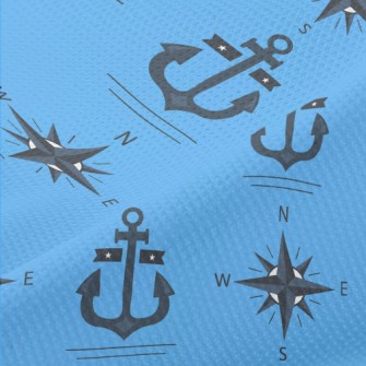 Anchor Compass Piqué