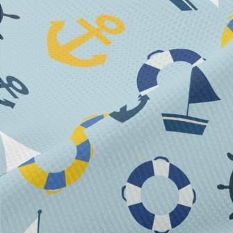 Sailboat Lifebuoy Piqué