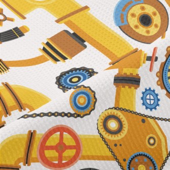 Machine Pipeline Gear Piqué