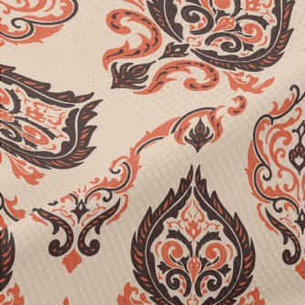 Flame Totem Tile Piqué