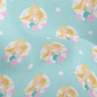 Beautiful And Elegant Mermaid  Lightweight Performance Linen