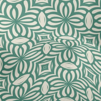 Various Variations Of Tiles Lightweight Performance Linen