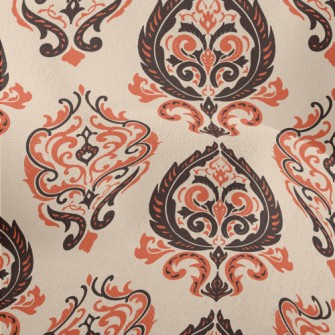 Flame Totem Tile Lightweight Performance Linen