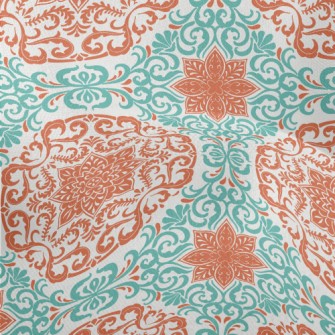 Chinese Style Tiles Lightweight Performance Linen