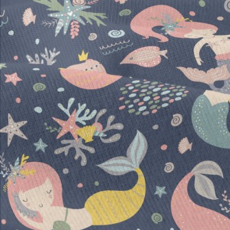 Whale And Mermaid Family Modern Jersey