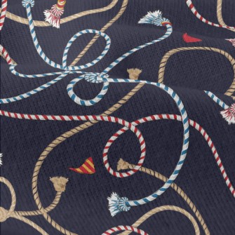 Striped Braided Rope Modern Jersey