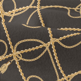 Gold Beaded Chain Modern Jersey