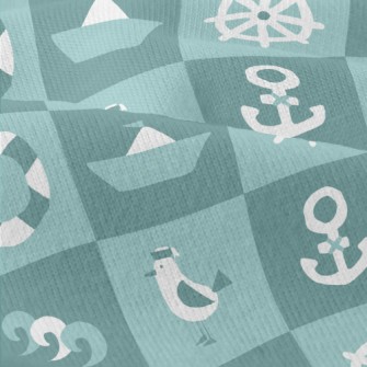 Seagulls And Waves Modern Jersey