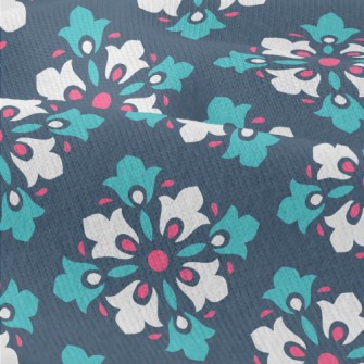 Radial Diamond Tiles Modern Jersey