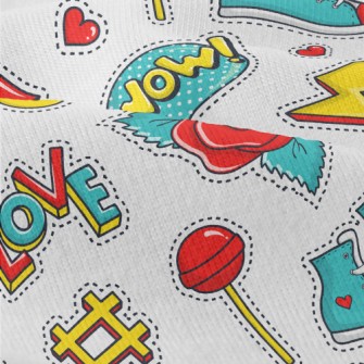 Red Lips And Canvas Shoes Modern Jersey