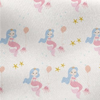 Mermaid Princess Octopus Ballo Jersey Backed Fleece