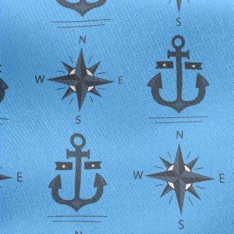 Anchor Compass Jersey Backed Fleece
