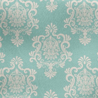 Baroque Style Tiles Jersey Backed Fleece