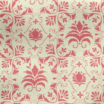 Royal Ornate Pattern Jersey Backed Fleece