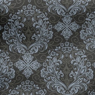 Vintage Overlapping Pattern Jersey Backed Fleece