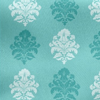 Baroque Rhombus Pattern Jersey Backed Fleece
