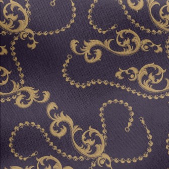 Baroque Element Chain Jersey Backed Fleece