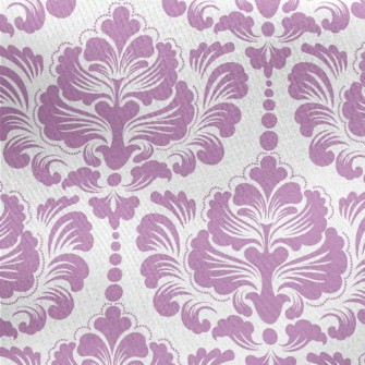 Elegant Floral Tiles Jersey Backed Fleece