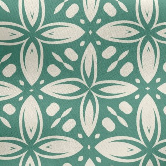 Four Leaf Tiles Jersey Backed Fleece