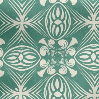 Premium Vintage Tiles Jersey Backed Fleece