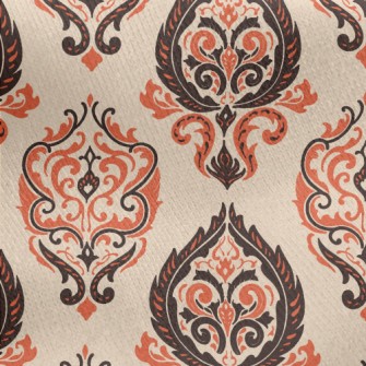 Flame Totem Tile Jersey Backed Fleece